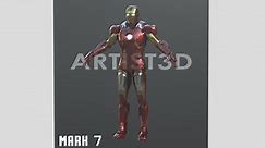 Iron Man Mark 7 Cosplay Full-size Suit - 3D model by ARTIST 3D (@artist_3d)