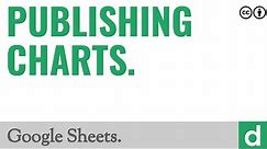 Publishing charts — Google Sheets