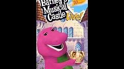 Barney's Musical Castle Live! 2001 VHS