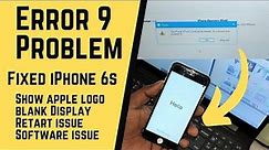 How To Solution Error 9 iPhone 6s Fixed | Step by step | Hindi Video | BSAS Mobile Service 🔥