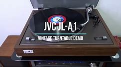 JVC JL-A1 Vintage Turntable Demonstration Playing: The Jam - That's Entertainment