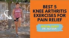 Best 5 Knee Arthritis Exercises For Pain Relief with Dr. Alyssa