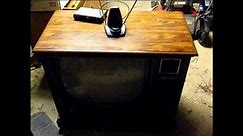 Two Zenith console TV's