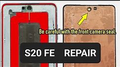 Samsung Galaxy S20 FE repair | How to open | Where it's glued?!