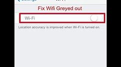 iPhone 4s WiFi not working or greyed out WiFi in setting Issue Fix! (Easy)