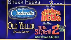 Sneak Peeks Menu from Vintage Mickey 2005 DVD