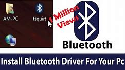 How to Download and Install Bluetooth Driver on Pc for Windows 7/8/10
