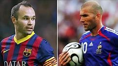 Zidane and Iniesta | Beauty of Football | Best Dribbling Skills HD