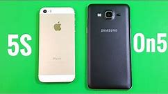 iPhone 5S vs Samsung Galaxy On5