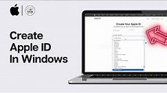 How to Create Apple ID in Windows PC | How to Create Apple ID for Free in Windows 11