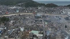 Aerial images of houses, shops destroyed after deadly Japan quake | AFP