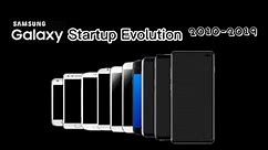 Samsung Galaxy S1-S10 Startup Evolution (2010-2019)