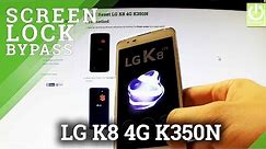 Hard Reset LG K8 4G K350N - Bypass Pattern and Password in LG