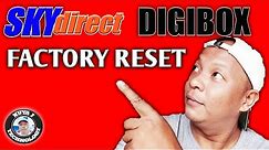 HOW TO FACTORY RESET: SKYDIRECT DIGIBOX |Kuya JTechnology|