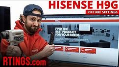 Hisense H9G (2020) - TV Picture Settings