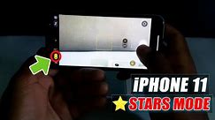 How to Turn On Stars Mode on iPhone 11 | iPhone Camera Tutorial!