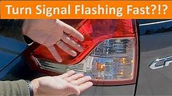 Turn Signal Blinking Fast - DIY Bulb Replacement Fix