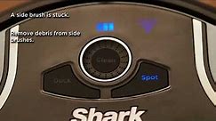 Shark ION ROBOT™ – What do the error messages mean on the robot?