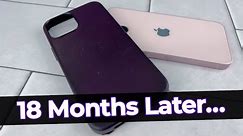 Apple Dark Cherry Leather Case - 18 Months Later // How Does It Look Now?