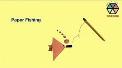 How to Make a Hook and Go Paper Fishing. [STEP BY STEP]