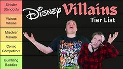 Ultimate Disney Villains Tier List with ThatGuy Talks & Jack McDonnell! 🏰😈