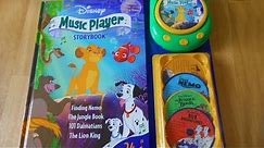 Disney music player storybook with CD player