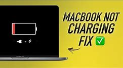 Macbook Won't Charge Fix (Complete Tutorial)