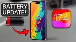 FINALLY new iPhone Battery Features  (iOS 17.4)