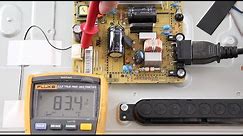 LG LED TV No Backlights - 32LN5300 32LN5310 32LN5700 - Voltage Test Troubleshoot LEDs & Power Supply