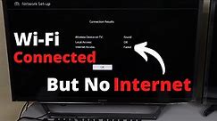 How to Fix Sony TV WIFI Connected But No Internet