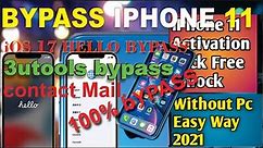 Bypass Iphone 11 DNS bypass iOS 17.1 Woking || Bypass Pro