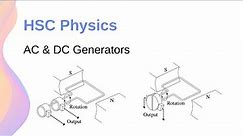 How Do AC and DC Generators Work? // HSC Physics