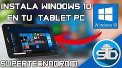 Como Instalar Windows 10 En Tablet PC Desde un USB - Paso a Paso | En Español