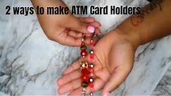 How to make roach clips ATM Card Holders Bracelet help 2 ways
