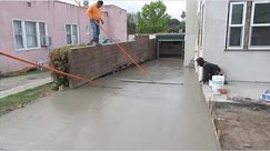 Construction Of A Concrete Driveway From Start To Finish! BEST IN THE WEST!