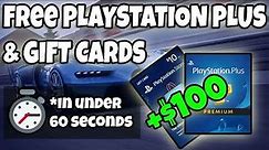 Free Playstation Plus Codes - PSN Gift Card Free 2022 **PS4 & PS5**
