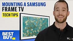 Mounting a Samsung Frame TV - Tech Tips from Best Buy