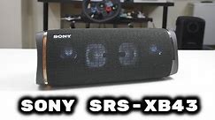 Sony SRS-XB43 | REVIEW + SOUNDTEST | Extra Bass Live Sound Bluetooth Speaker with 24h Battery