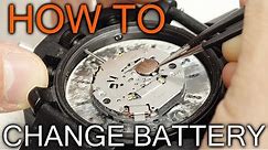 How to Replace Battery in Fossil Watch