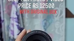 Canon Eos 50mm Stm F 1.8 Lens Canon's most popular Lens . Good for both Photo and Video . Best for Portraits .Condition is like Brand New , comes with Original Box also Price Rs 12500 Checktime Warranty #NikonNepal #CanonNepal #kathmandu | Camera and Lens Shop Nepal