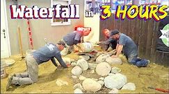 How to install a Waterfall feature in 2 hours and 20 minutes Steps 1-6