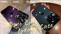 Purple Plating Luxury Phone Case