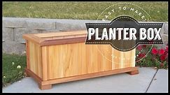 How To Build A Planter Box | DIY Easy To Make
