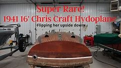 WOODEN BOAT RESTORATION - Super Rare 1941 16' Chris Craft Hydroplane