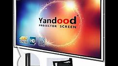 Yandood Portable Projector Screen Review – PROS & CONS – 120 Inch Foldable Projector Screen