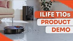 ILIFE T10s Robotic Vacuum Cleaner Demonstration Video | Mobile Application & Maintenance