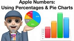 Apple Numbers: Learning Percentages and Pie Charts