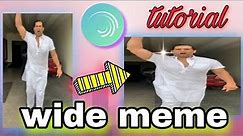 How to make wide putin meme | wide putin meme tutorial | alight motion