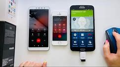 Conference calls Redmi S2 vs Samsung Note 4 vs iPhone 5S / various ringtones