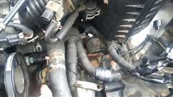 How to replace a thermostat Mazda mpv